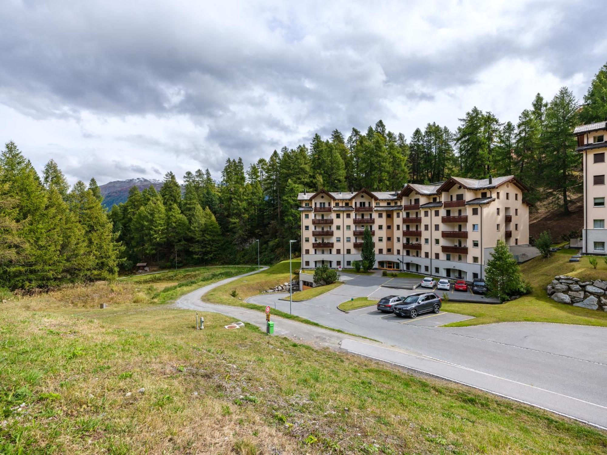 Luxury Mountain Apartment With Private Sauna And Underground Parking St Moritz Exterior foto
